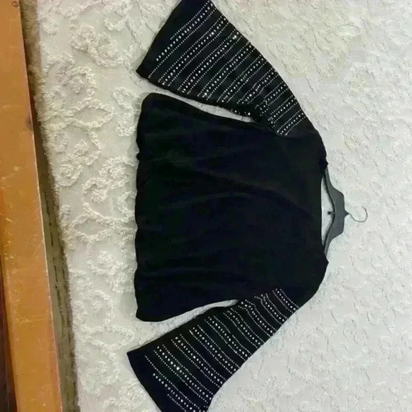 Alfani Sequence Black Top -‎ Size 8P - Picture 4 of 4